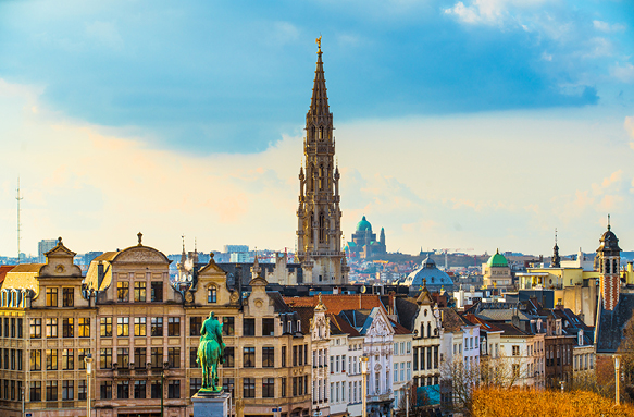 A landscape photograph of Brussels.